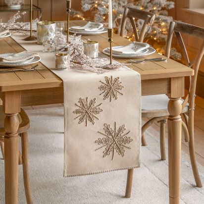 Kensington Snowflake Table Runner