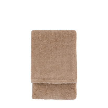 Grasmere Chenille Sherpa Throw Natural