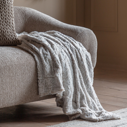 Kensington Faux Fur Throw