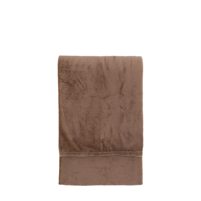 Windermere Super Soft Flannel Fleece Throw Mocha