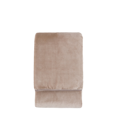 Keswick Toasty Fleece Throw Taupe