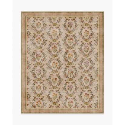 Bronwyn Natural Multicolour Flatwoven Rug - 245 x 305 cm - Rug + Cushioned Pad System