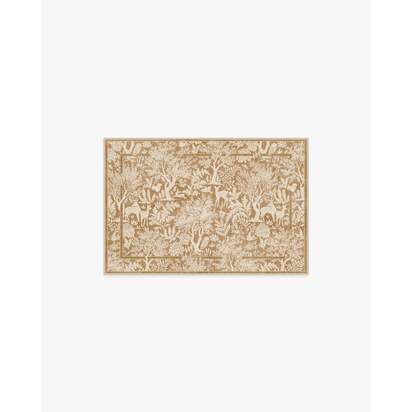 Elowen Ochre Flatwoven Rug - 75 x 215 cm - Rug + Pad System