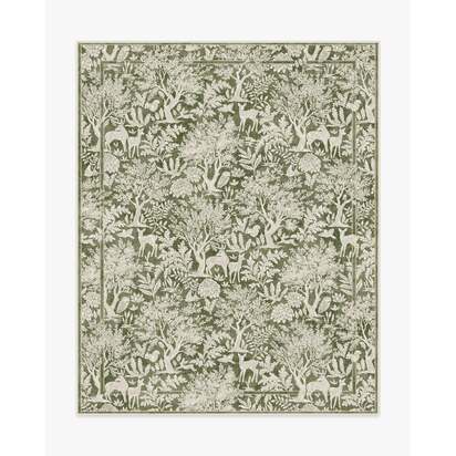Elowen Olive Rug - 245 x 305 cm - All-In-One Rug
