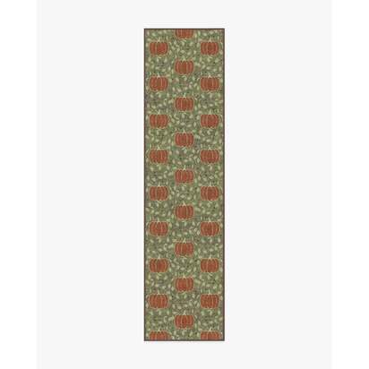 Pumpkin Patch Green Rug - 75 x 305 cm - All-In-One Rug