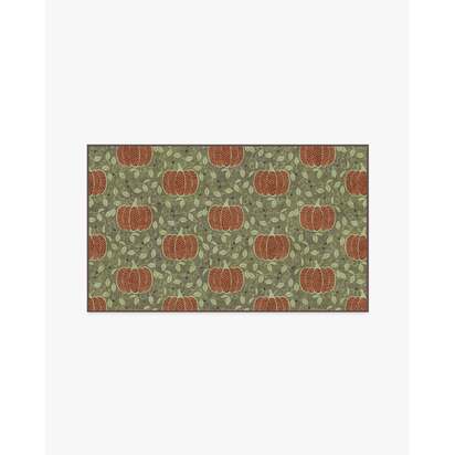 Pumpkin Patch Green Rug - 90 x 150 cm - All-In-One Rug