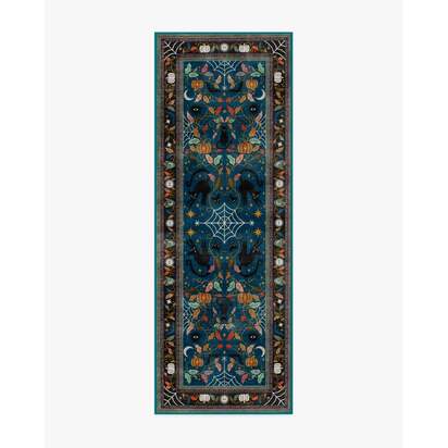 Spooky Purrsian Midnight Multicolour Rug - 90 x 150 cm - All-In-One Rug