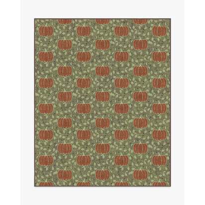 Pumpkin Patch Green Flatwoven Rug - 245 x 305 cm - Rug + Cushioned Pad System