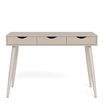 Ellis 4 Office Desk with 3 Drawers in Grey