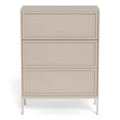 Windsor 3 Drawer Chest in Grey