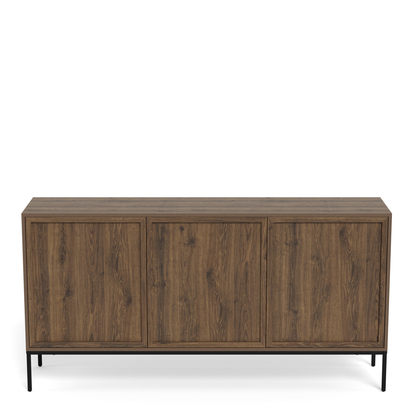 Windsor Sideboard with 3 Doors in Smoked Oak