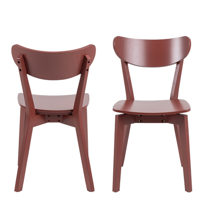 Harper 3 Dining Chair in Terracotta (Set of 2)