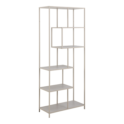 Rowan Bookcase with 5 Shelves in Grey