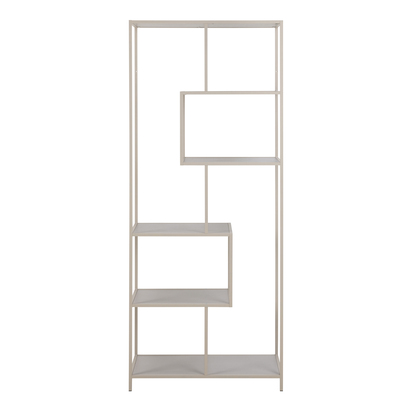 Rowan Bookcase with 5 Shelves in Grey