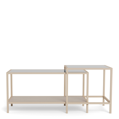 Rowan Coffee Table Set in Grey (Set of 2)