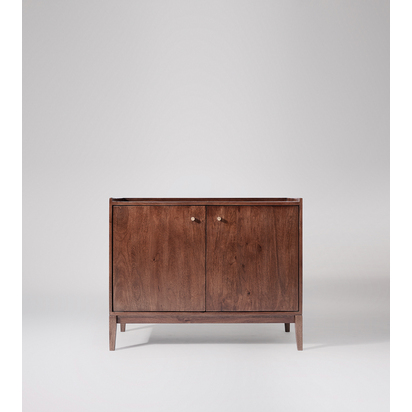 Newham Sideboard, Dark Brown Mango Wood