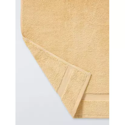 John Lewis Egyptian Cotton Towels Soft Yellow | H2 x W50 x D90cm