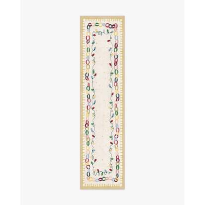 Garland Glow Cream Rug - 75 x 215 cm - All-In-One Rug