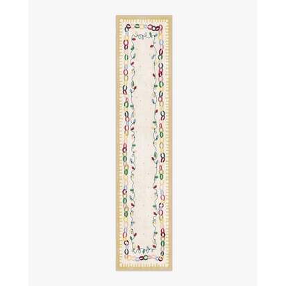 Garland Glow Cream Rug - 75 x 365 cm - All-In-One Rug