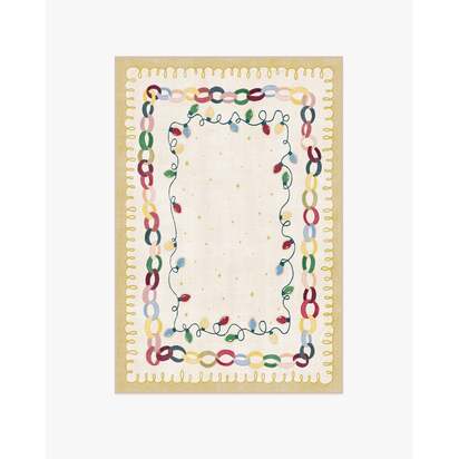 Garland Glow Cream Rug - 120 x 185 cm - All-In-One Rug