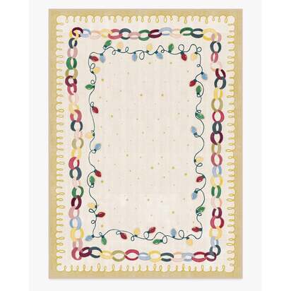Garland Glow Cream Rug - 305 x 425 cm - All-In-One Rug