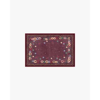 Garland Glow Red Flatwoven Rug - 60 x 90 cm - Rug + Pad System