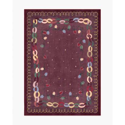 Garland Glow Red Rug - 150 x 215 cm - All-In-One Rug