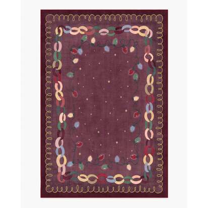 Garland Glow Red Rug - 200 x 290 cm - All-In-One Rug