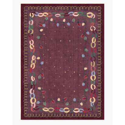 Garland Glow Red Rug - 305 x 425 cm - All-In-One Rug