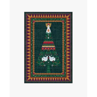Giving Tree Green & Gold Rug - 120 x 185 cm - All-In-One Rug