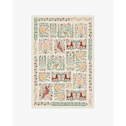 Merriweather Cream Flatwoven Rug - 120 x 185 cm - Rug + Pad System