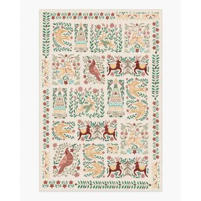 Merriweather Cream Flatwoven Rug - 185 x 275 cm - Rug + Pad System