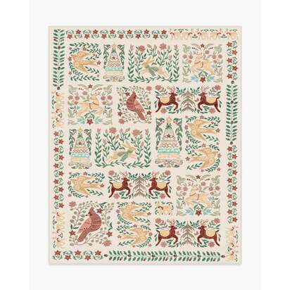 Merriweather Cream Flatwoven Rug - 245 x 305 cm - Rug + Cushioned Pad System
