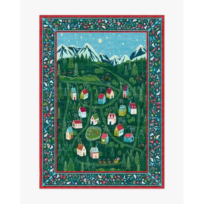 Merry Village Green Rug - 150 x 215 cm - All-In-One Rug