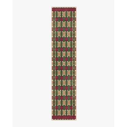 Ribbon Plaid Multicolour Rug - 75 x 365 cm - All-In-One Rug
