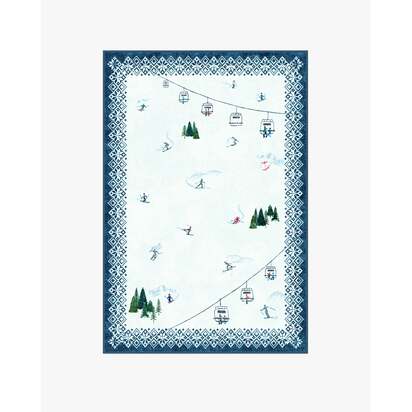 Snow Day Multicolour Flatwoven Rug - 120 x 185 cm - Rug + Cushioned Pad System
