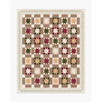 Starling Cream Multicolour Flatwoven Rug - 245 x 305 cm - Rug + Cushioned Pad System