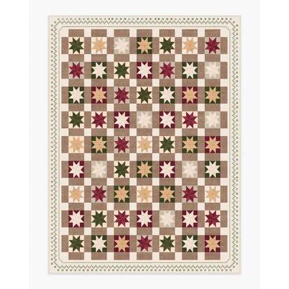 Starling Cream Multicolour Flatwoven Rug - 275 x 365 cm - Rug + Cushioned Pad System