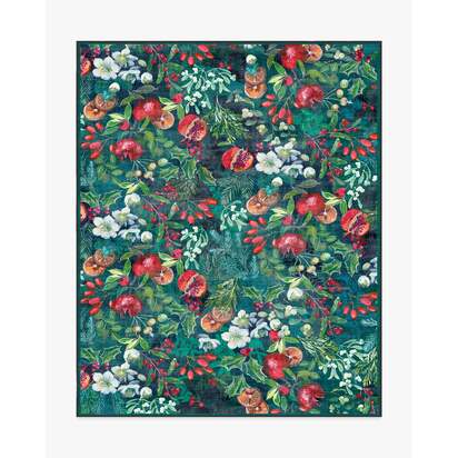 Winterberry Green Flatwoven Rug - 245 x 305 cm - Rug + Pad System