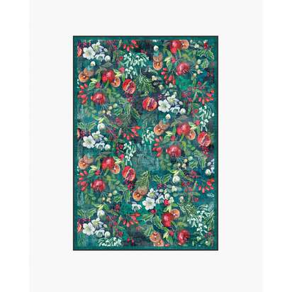Winterberry Green Flatwoven Rug - 120 x 185 cm - Rug + Cushioned Pad System