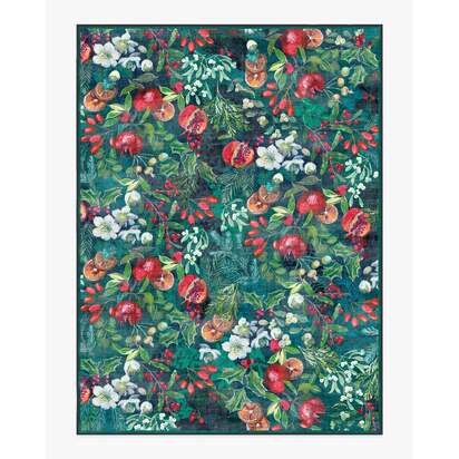 Winterberry Green Flatwoven Rug - 275 x 365 cm - Rug + Cushioned Pad System