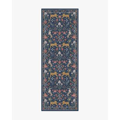 Wintermere Navy Multicolour Rug - 75 x 215 cm - All-In-One Rug