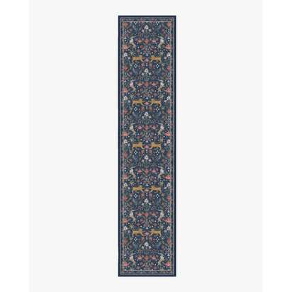 Wintermere Navy Multicolour Rug - 75 x 365 cm - All-In-One Rug