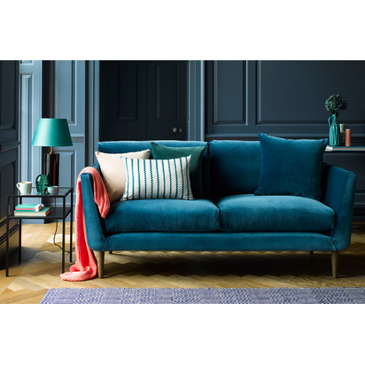 Holly 4 Seat Sofa in Meadow Smart Velvet