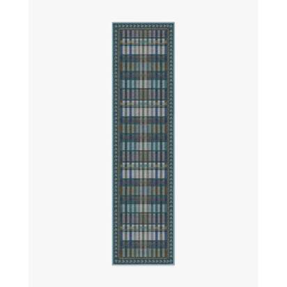 Adrienne Blue Rug by Anthropologie - 75 x 305 cm - All-In-One Rug