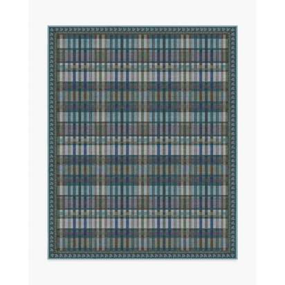 Adrienne Blue Rug by Anthropologie - 245 x 305 cm - All-In-One Rug