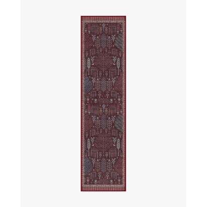 Dorian Burgundy Rug by Anthropologie - 75 x 305 cm - All-In-One Rug