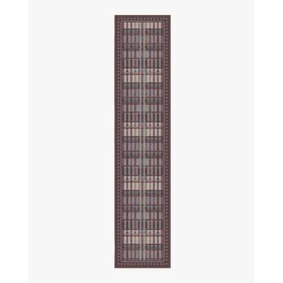 Adrienne Burgundy Rug by Anthropologie - 75 x 365 cm - All-In-One Rug