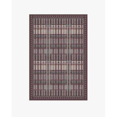 Adrienne Burgundy Rug by Anthropologie - 120 x 185 cm - All-In-One Rug