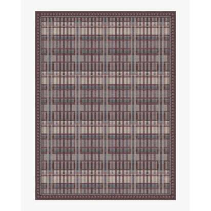 Adrienne Burgundy Rug by Anthropologie - 275 x 365 cm - All-In-One Rug